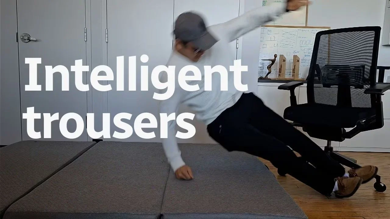 CBC television segment featuring the Air-Sequr smart garment