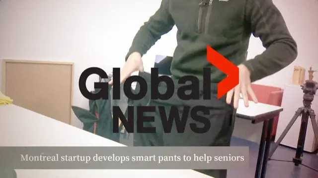 Global News covers how Azimut Medical developed smart trousers for seniors