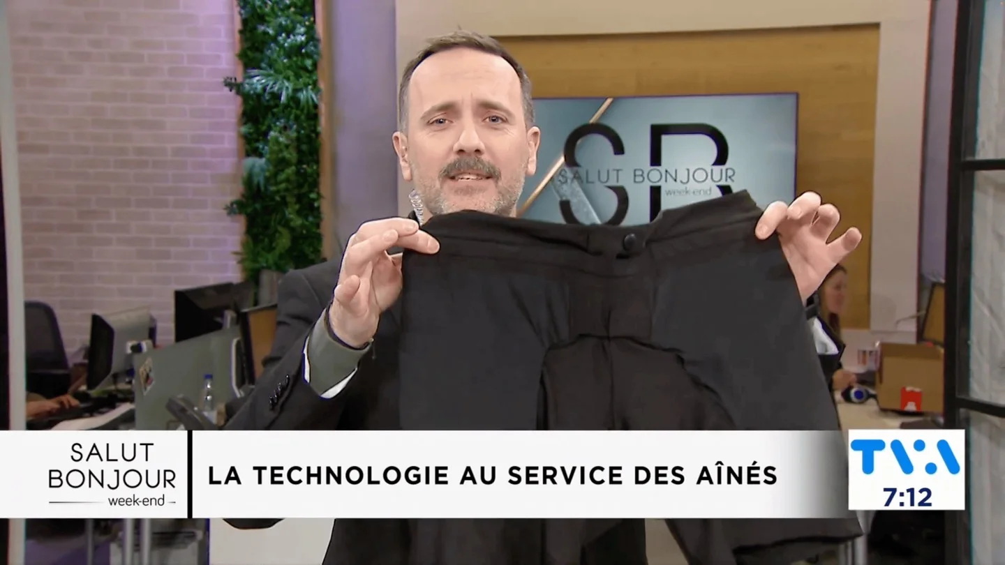 Air-Sequr appears on TVA's Salut-Bonjour television program