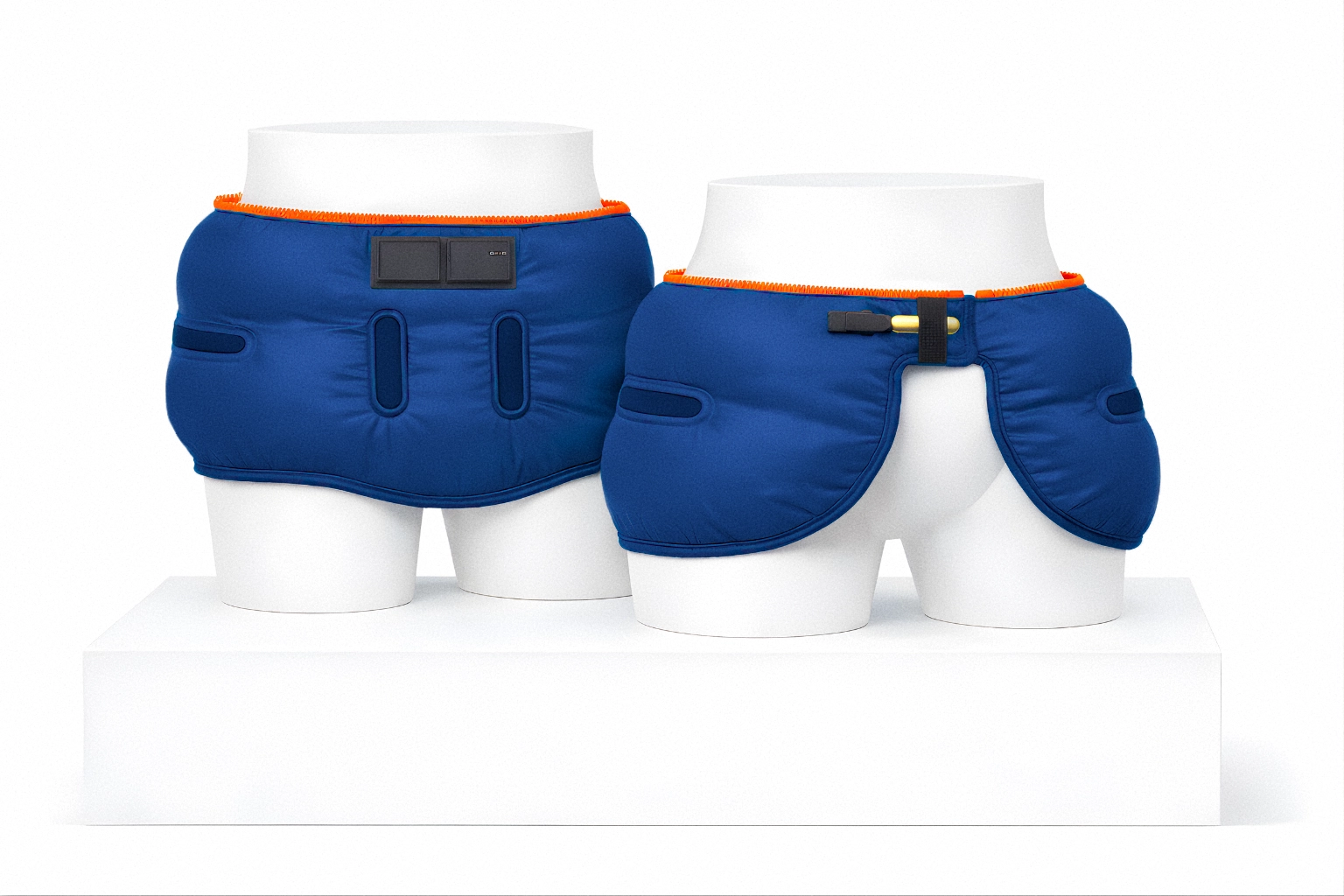 Vêtement Air-Sequr avec coussin gonflable entièrement déployé.